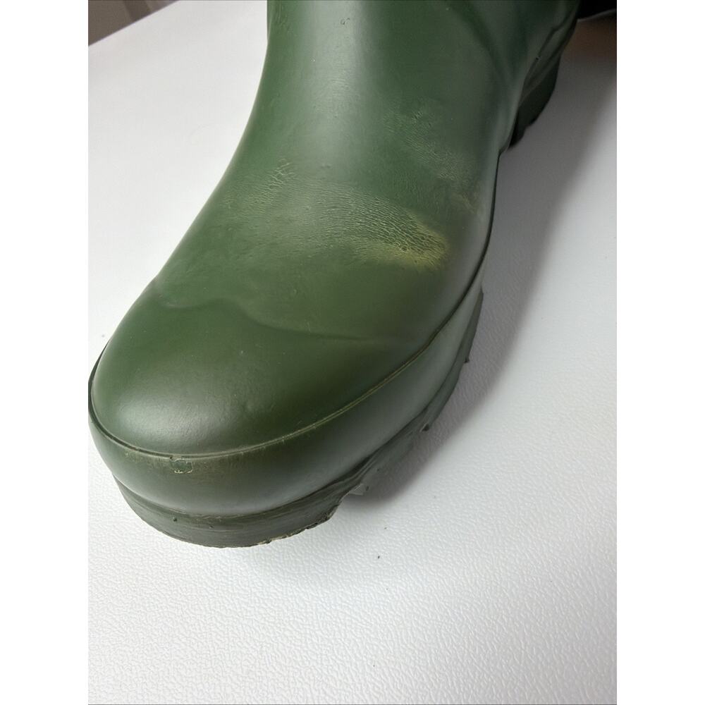Hunter Original Short Women’s Waterproof Rain Boots Green US 4M/5F EU 35/36 UK 3 - Picture 8 of 14